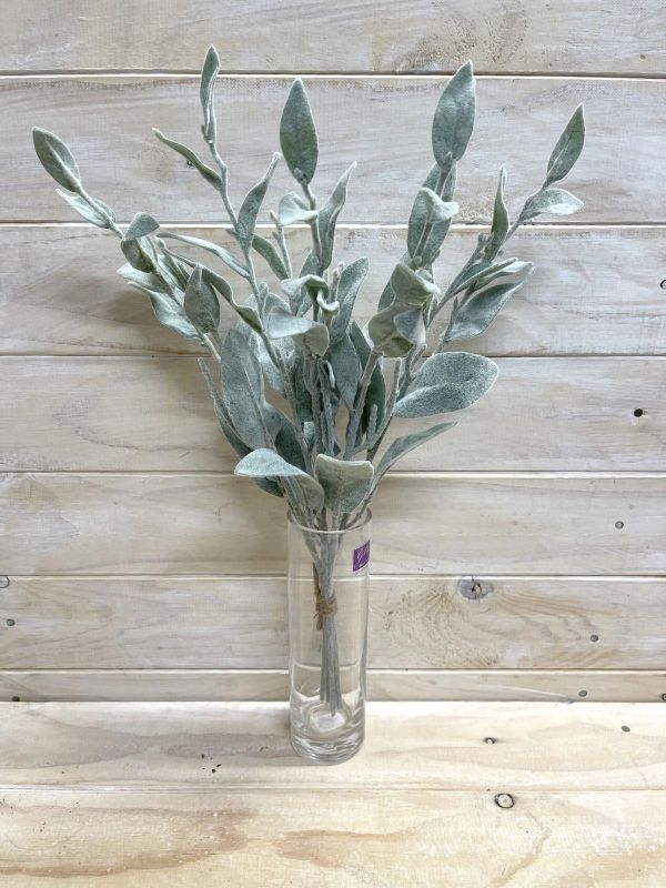 Artificial Sage Lamb Ear Bundle