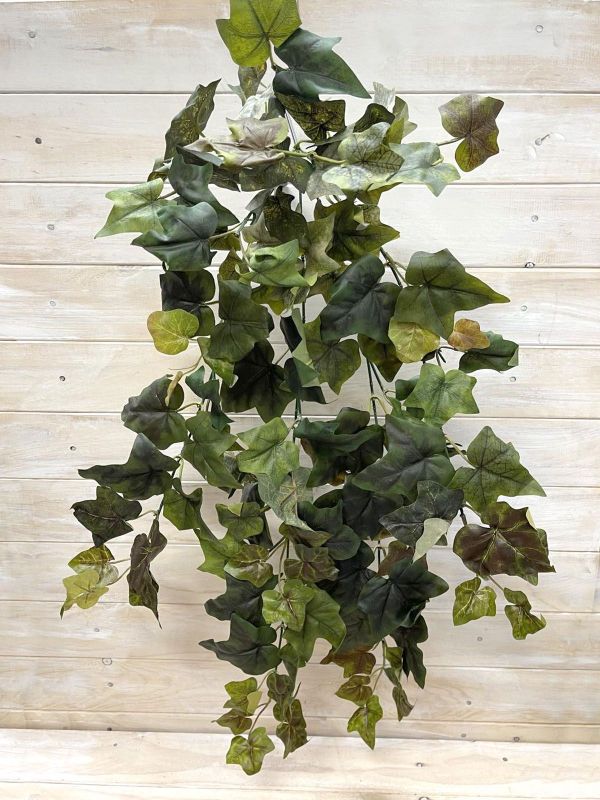 Artificial Hanging African Ivy Bush (Green)
