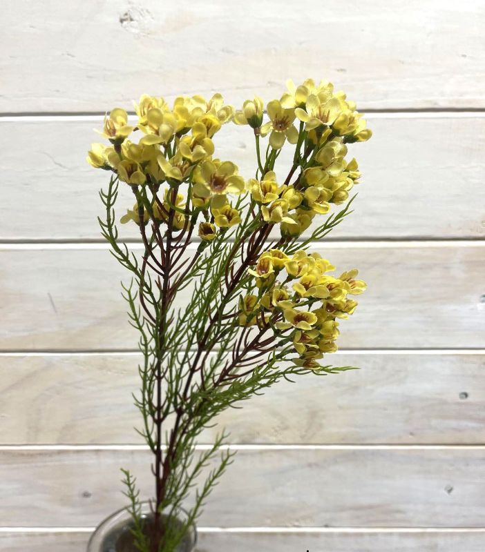 Artificial Watt Flower Spray (Yellow)