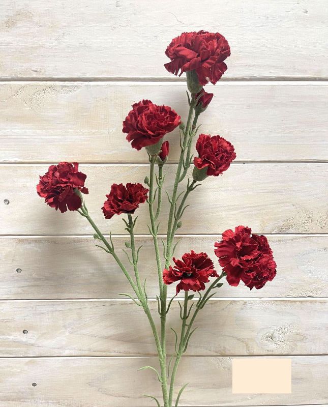 Artificial Carnation Stem (Red)