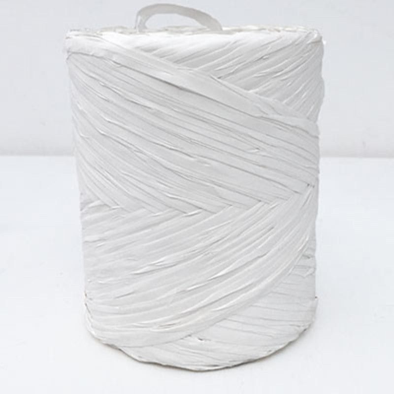 Poly Raffia 5mm x 200mtrs White