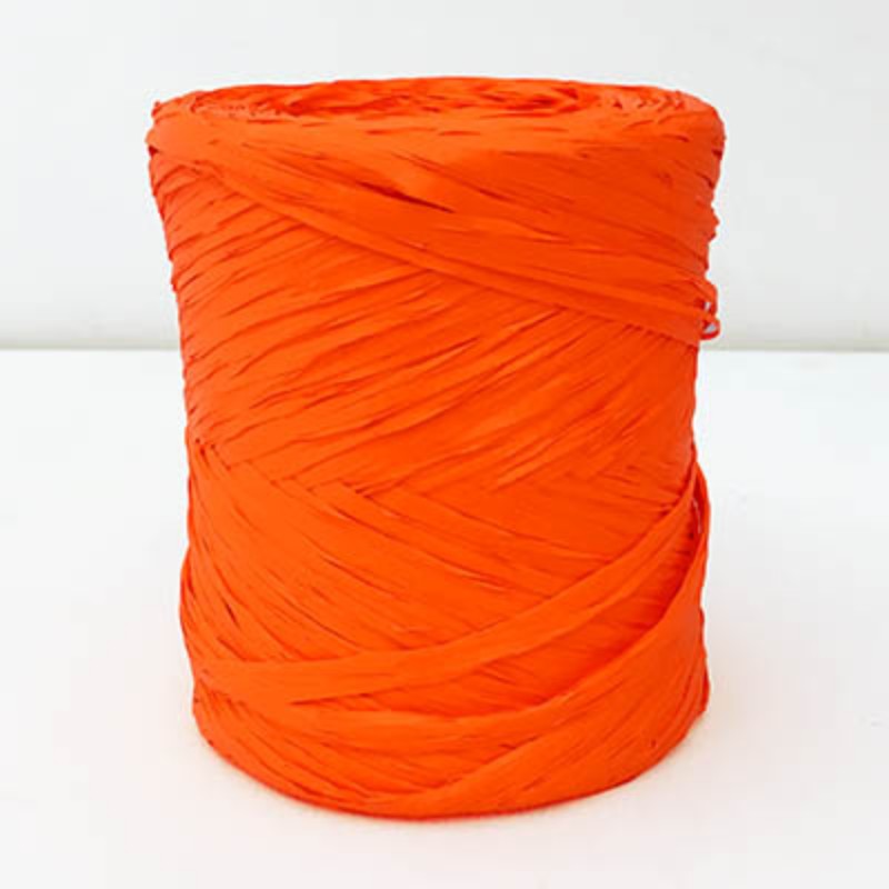 Poly Raffia 5mm x 200mtrs Orange