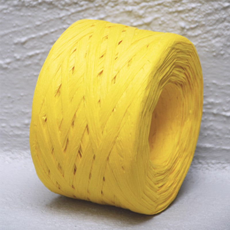 Paper Raffia 4mm x 100mtrs YELLOW