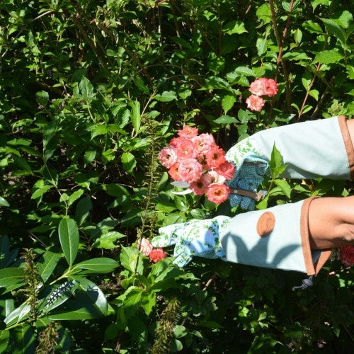 Garden Gloves - Rose Print Long (2 Pairs)