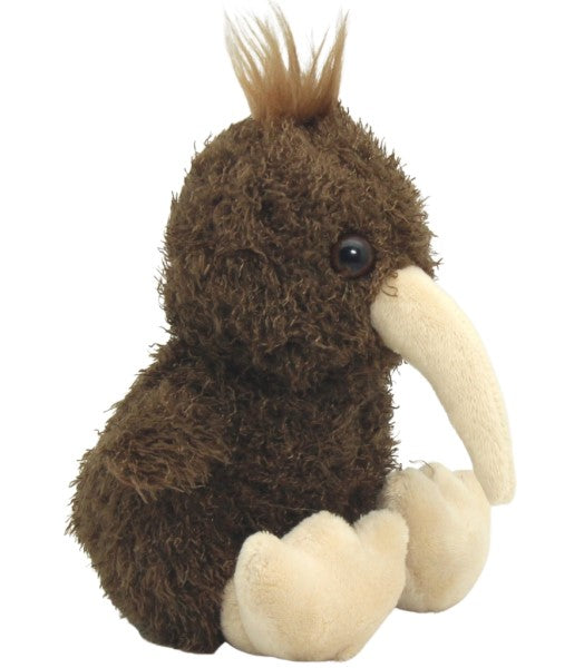 Soft Plush Toy - Koru Kiwi. Brown Kiwi Bird.