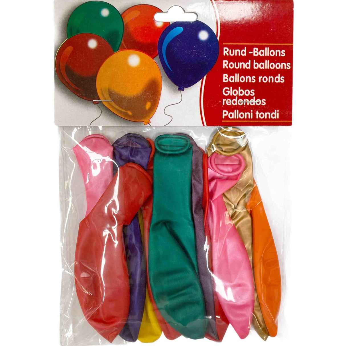 Balloons Round 20 pack - Pack of 6