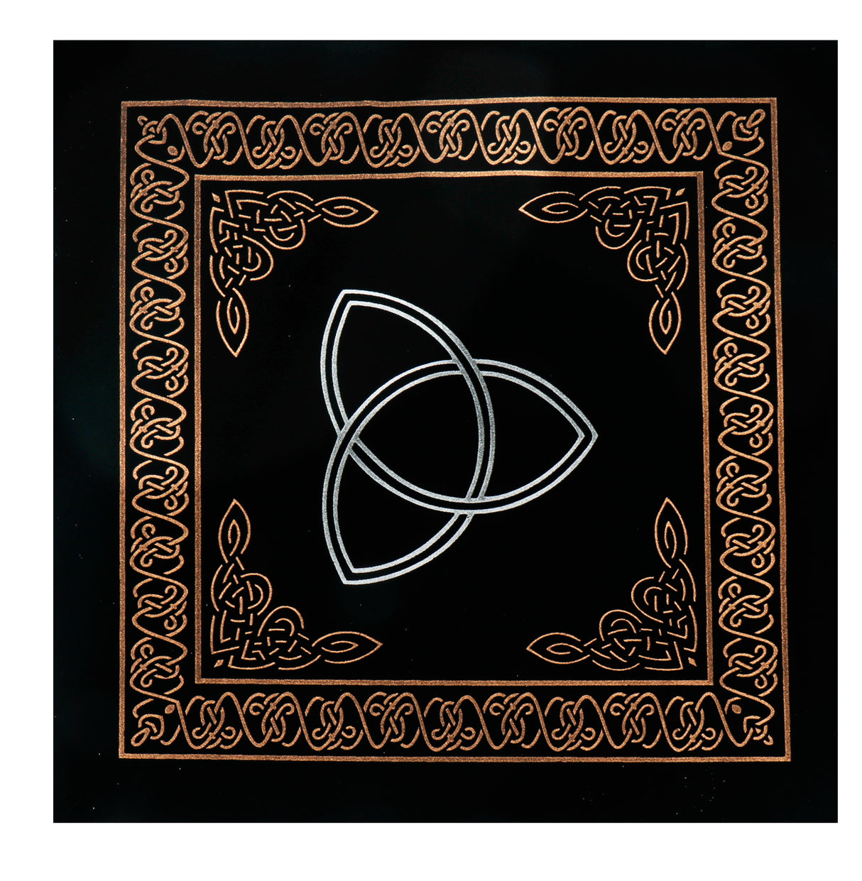 Velvet Divination Cloth-Triquetra Rune