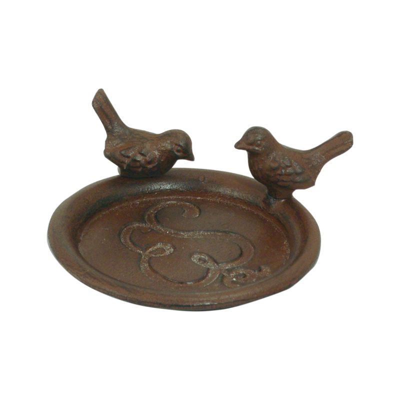 Pot Saucer /W Birds for 14cm Pot - Cast Iron