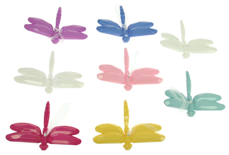 Hanging Acrylic Set of 8 - Dragonfly
