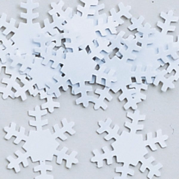Snowflakes White Confetti