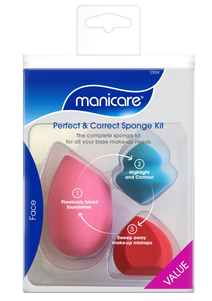 Perfect & Correct Sponge Kit - Manicare