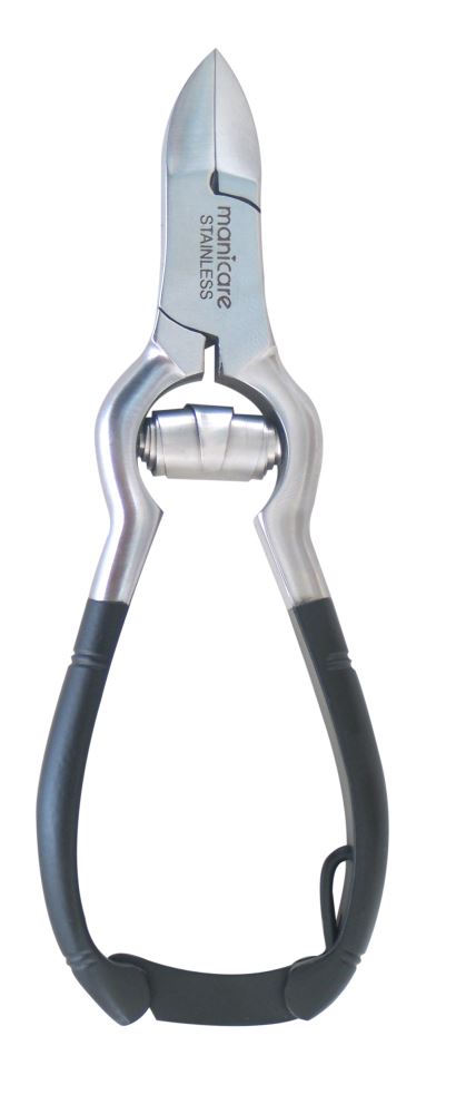 Manicare Chiropody Pliers, 120mm, stainless steel, barrel spring for precise nail trimming and grooming.
