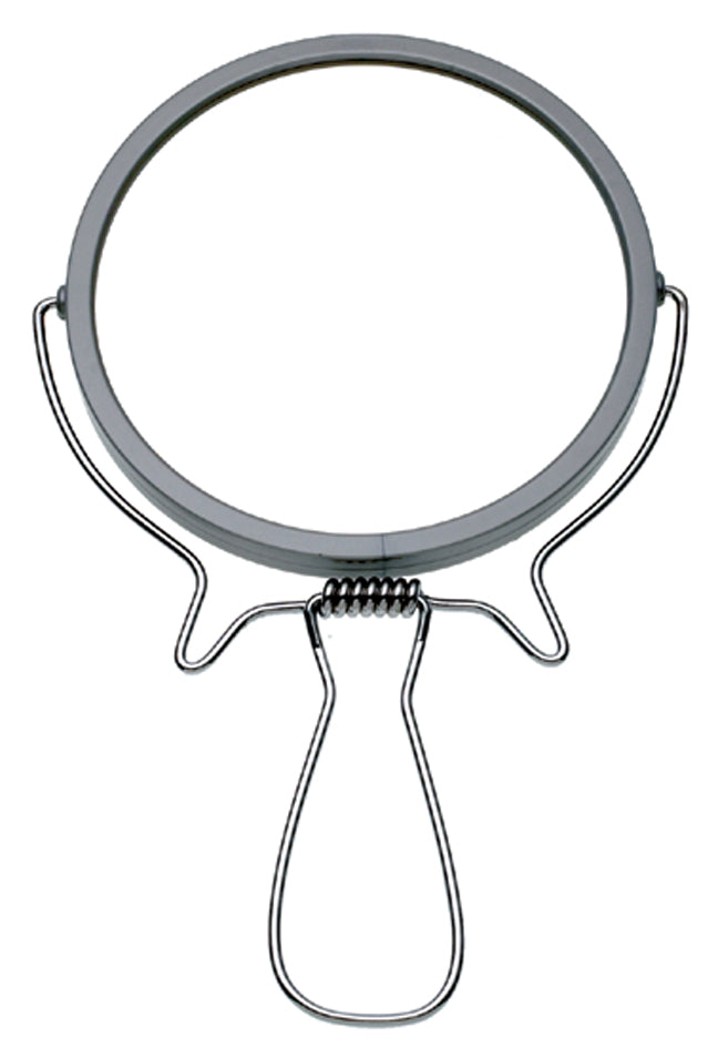 Versatile Manicare Make-Up Shaving Mirror with standard and 2x magnification for precise grooming and easy setup.