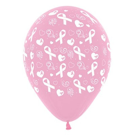 Pack of 6 vibrant 30cm bubblegum pink latex balloons, perfect for birthdays and celebrations.