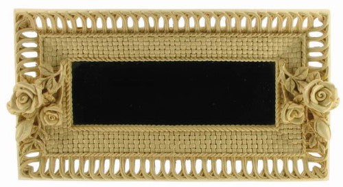 Tray - Woven Edge Roses
