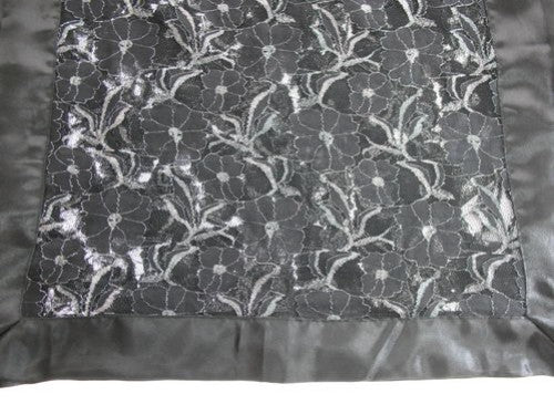 Scarf - Black with Trim
