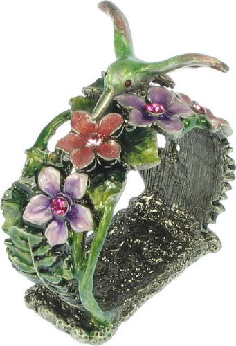 Napkin Holder - Flowers (Tin)