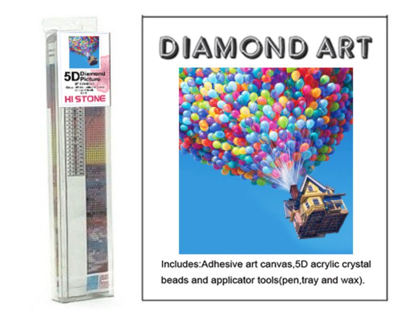 DIAMOND ART KIT - Up (50cm)