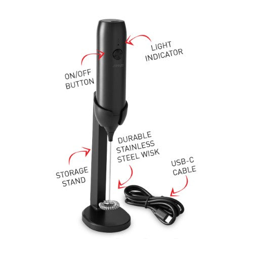 Rechargeable Milk Frother with Stand - AVANTI