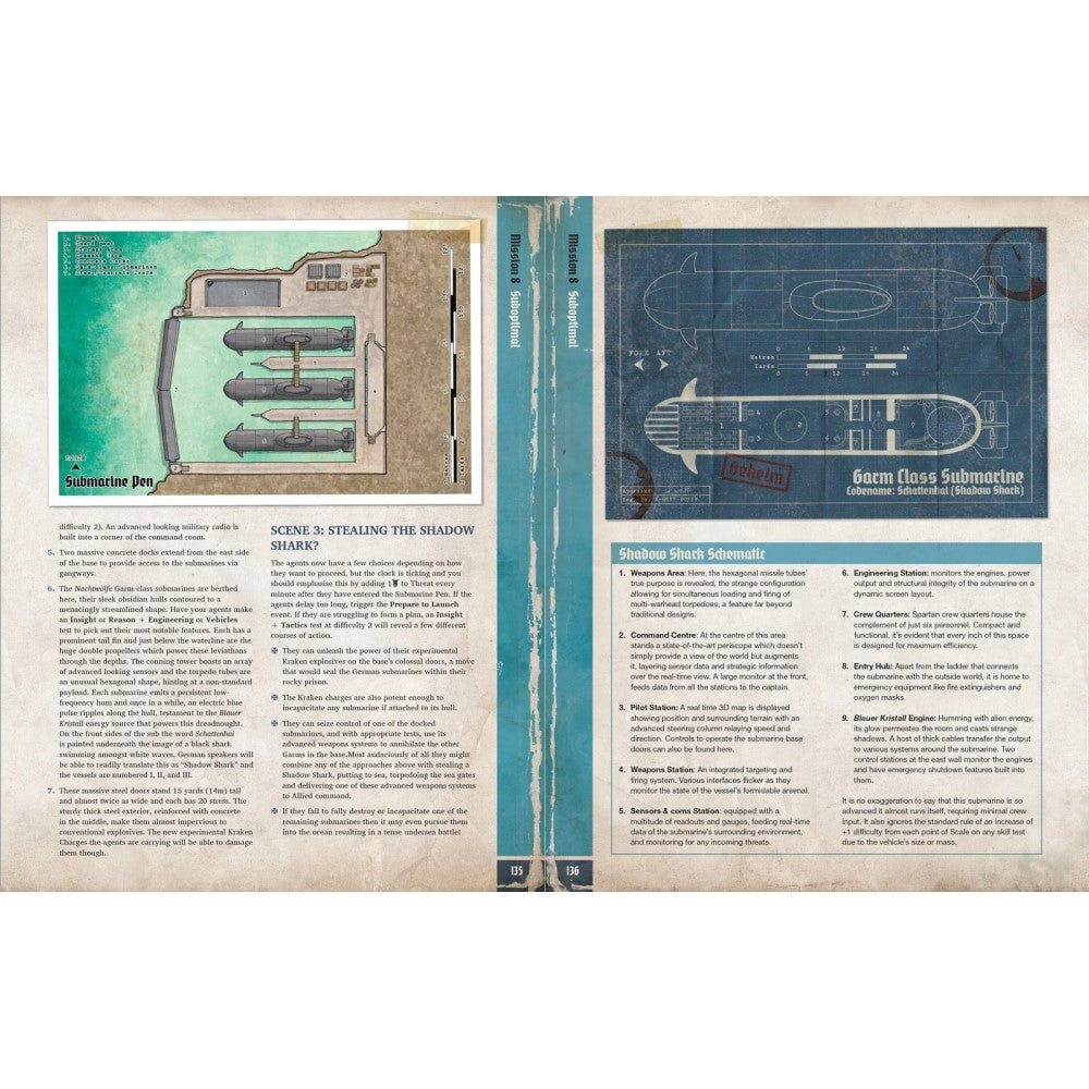 Achtung! Cthulhu 2d20 RPG - D-Day: The Darkest Day - Core Rulebook