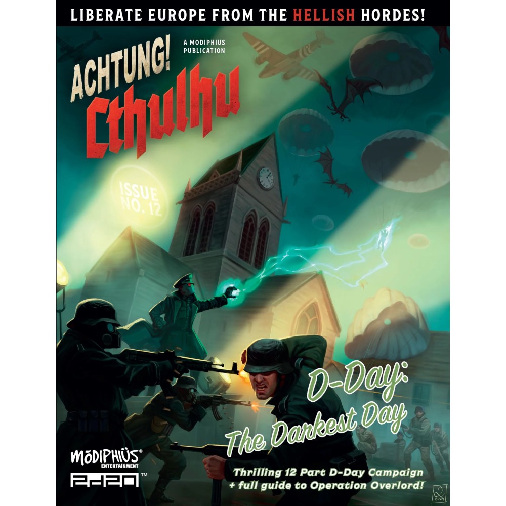 Achtung! Cthulhu 2d20 RPG - D-Day: The Darkest Day - Core Rulebook