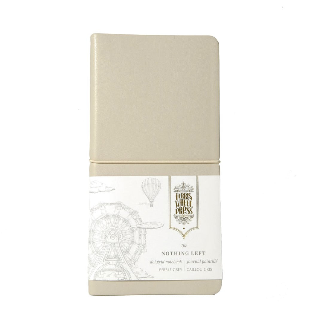 Ferris Wheel Press Notebook The Nothing Left A5 Slim Dotted Pebble Grey