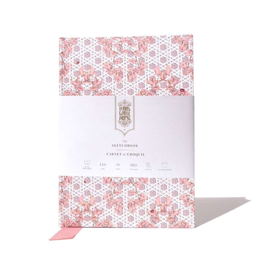 Ferris Wheel Press Sketchbook A5 160gsm 120 Pages Rattan Pink