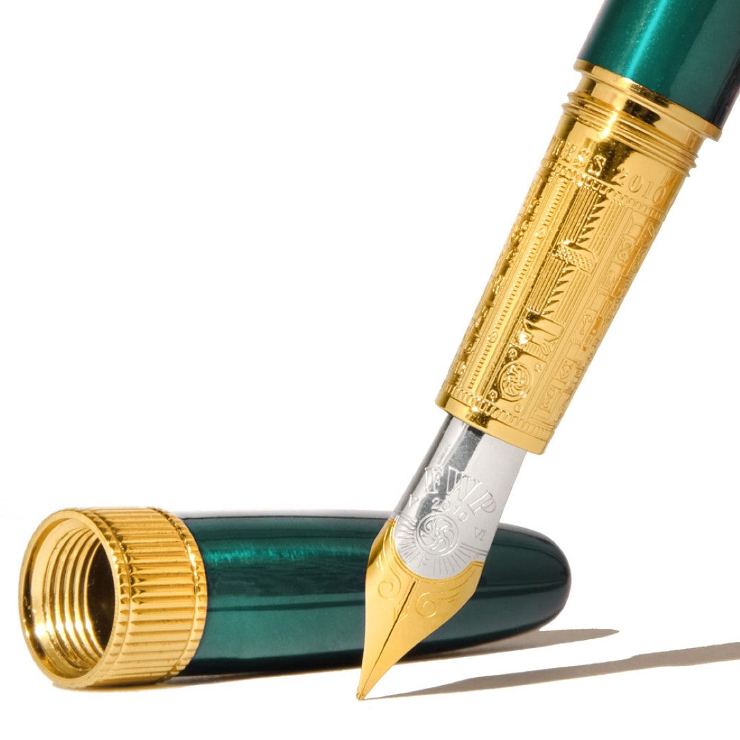 Ferris Wheel Press Fountain Pen Joule Engravers Teal Fine
