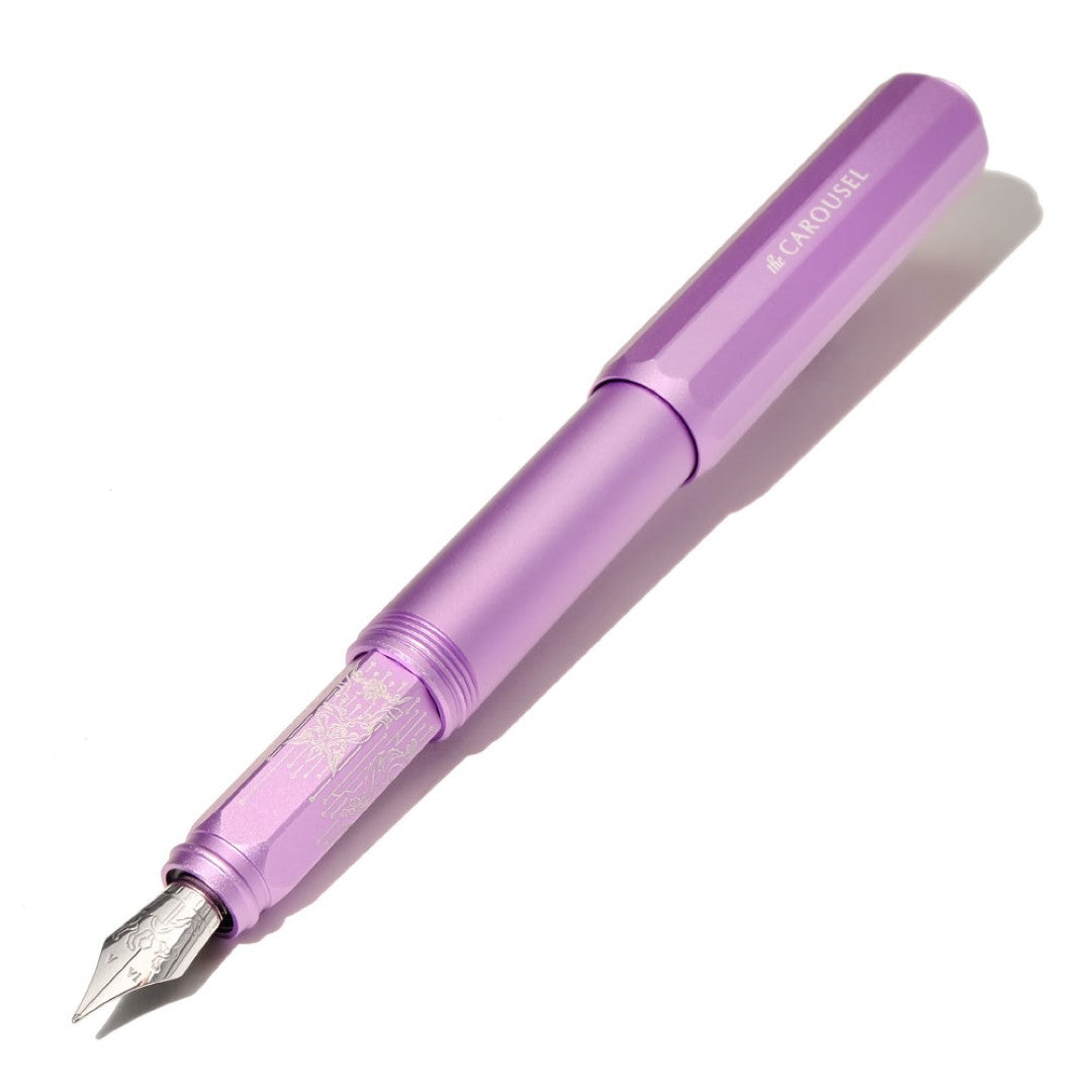 Ferris Wheel Press Fountain Pen Aluminium Carousel Aurorealis Medium