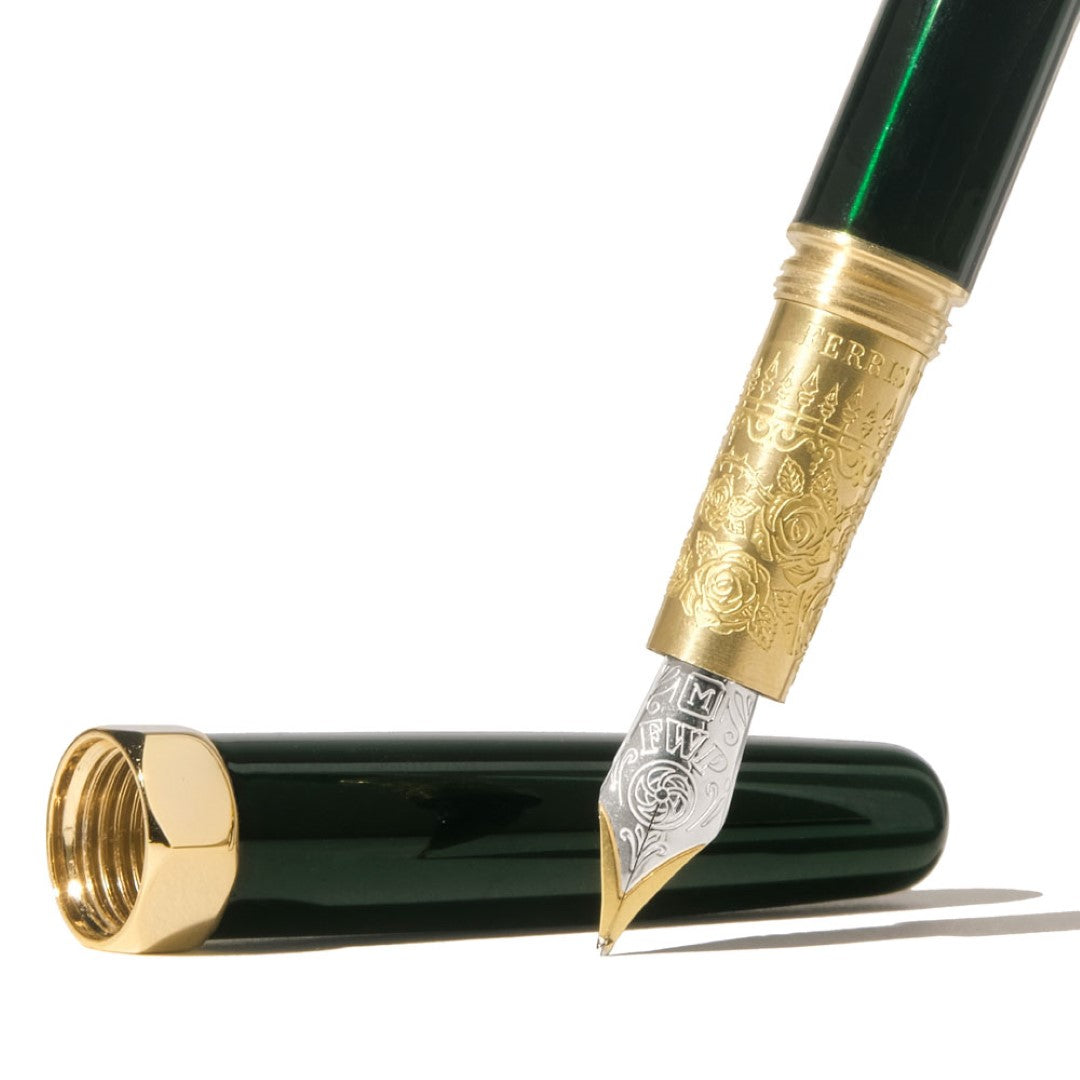 Ferris Wheel Press Fountain Pen Bijou Emerald Gardens - Fine