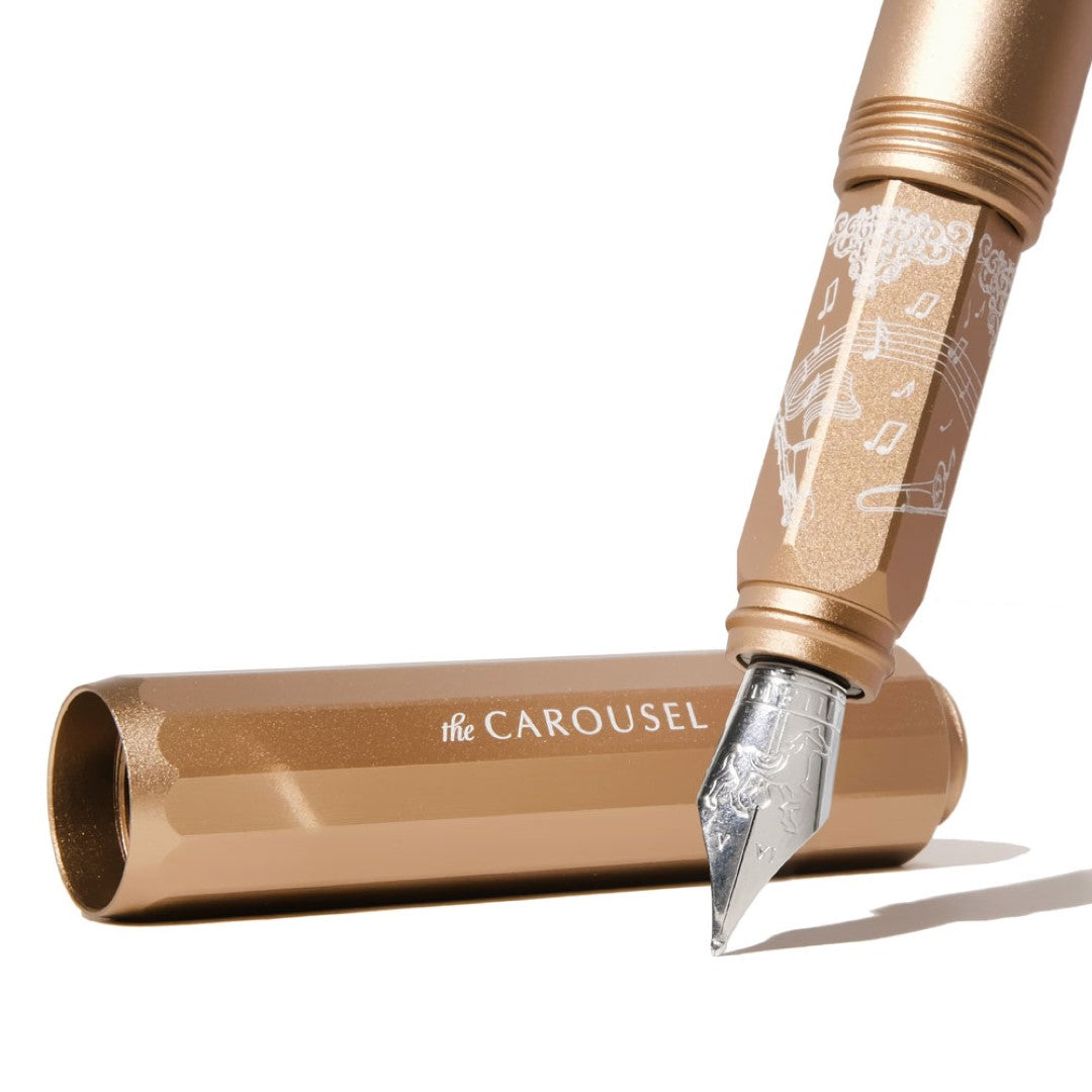 Ferris Wheel Press Fountain Pen Aluminium Carousel Terracotta Canyon Fine