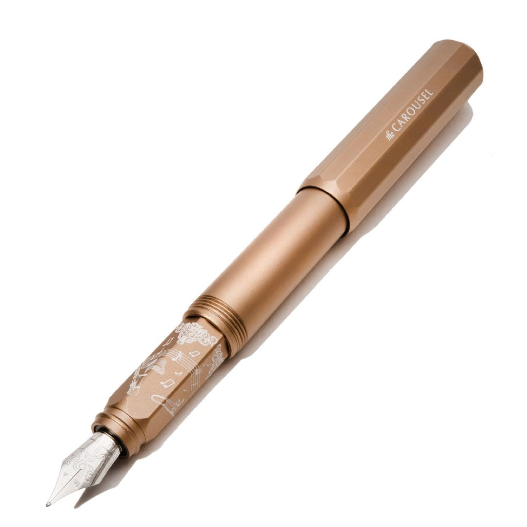 Ferris Wheel Press Fountain Pen Aluminium Carousel Terracotta Canyon Fine