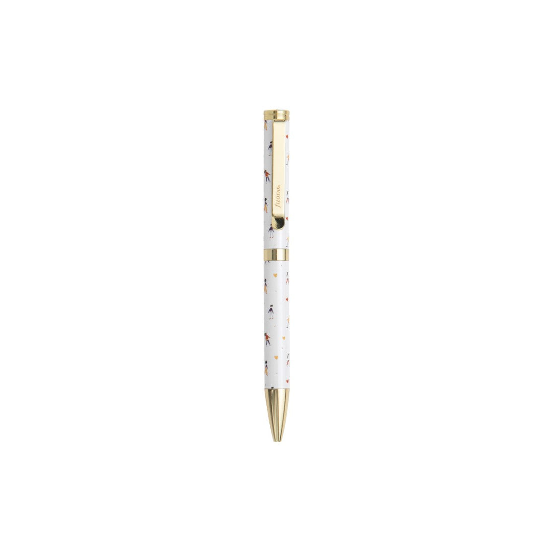 Elegant Filofax Ballpoint Pen Together with a sleek metal barrel and smooth 1mm tip for seamless writing.
