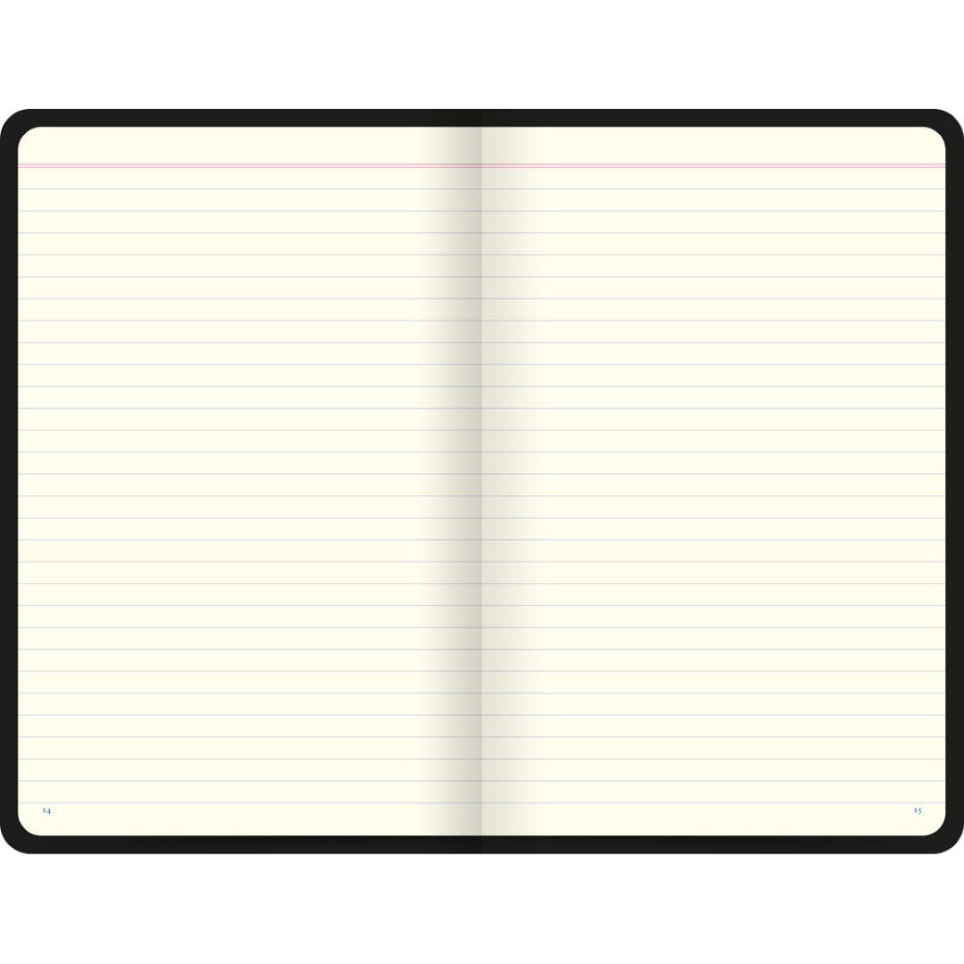 Letts Notebook Ruled Icon Black