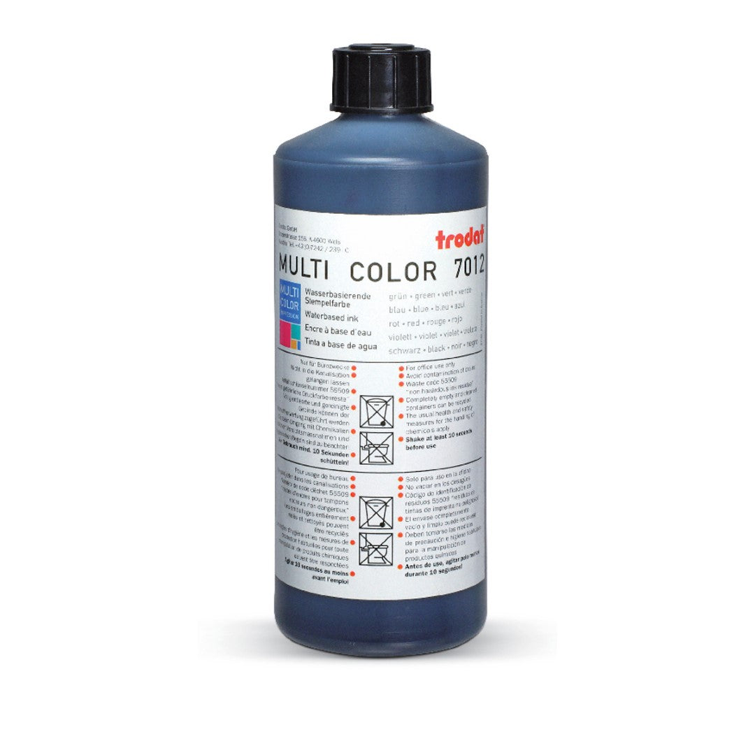 Trodat MCI 500ml violet ink for self-inking stamps, offering vibrant color and smudge-free impressions for all projects.