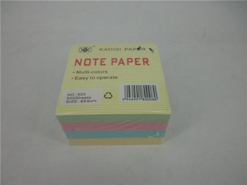 Note Block In Case 80mm (Set Of 6)