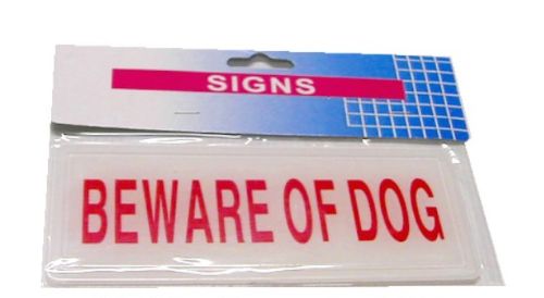 Sign - Beware Of Dog (15cm)