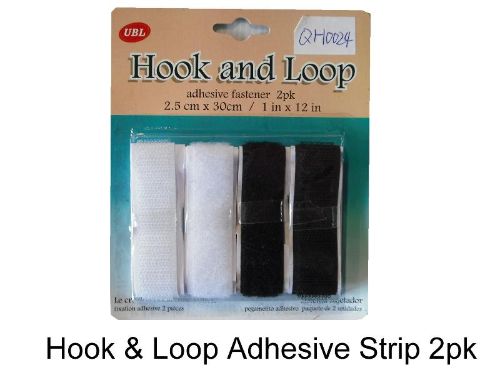 Hook And Loop Adhesive Strip (12pcs)