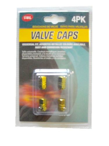 Metallic Auto Valve Cap (Set Of 6)