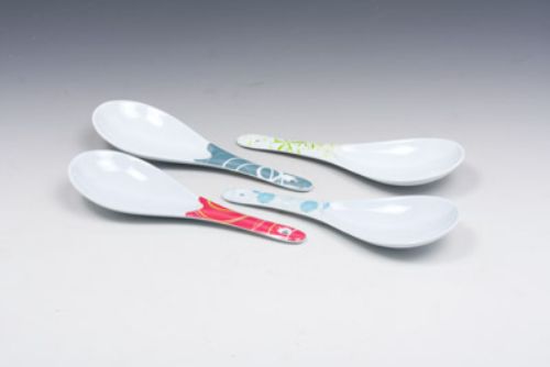 Melamine Rice Spoon - 20cm (Set Of 10 Assorted)