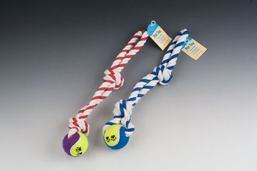 Dog Toy With Ball - 45cm (Set Of 2 Assorted)