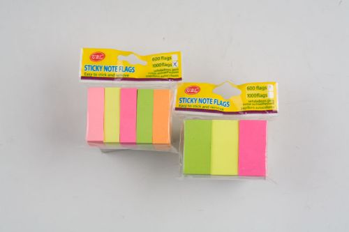 Flouro Sticky Note Flags (Set Of 2 Assorted)