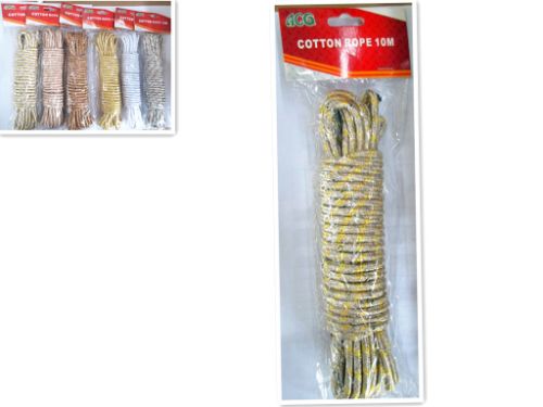 Cotton Rope 10m (Set Of 6 Assorted)