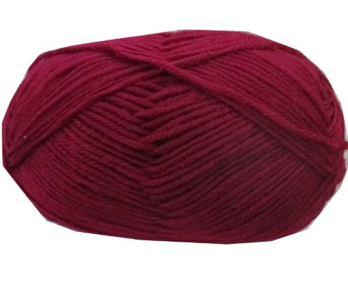 Acrylic Yarn - 100g (Maroon) - Set Of 6