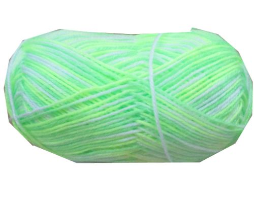 2 Tone Acrylic Yarn Acrylic - 100g (Neon Green) - Set Of 6