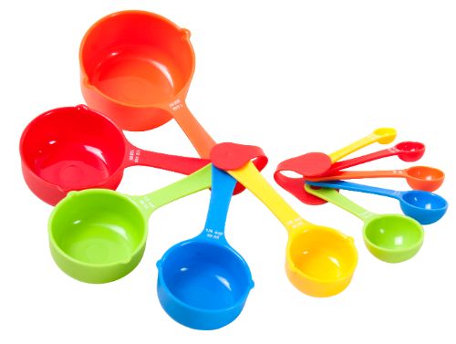 Measuring Cup And Spoon 10 Piece Set