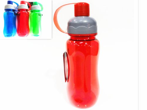 Drink Bottle With Freeze Tube 400ml (Set Of 4 Assorted)