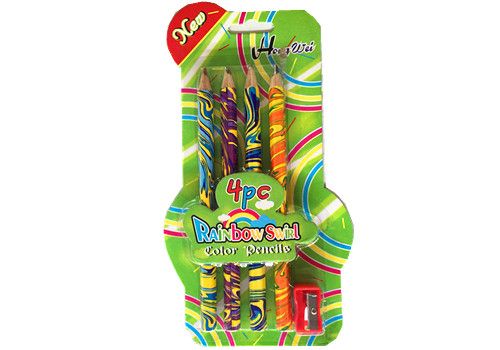 Multi Colouring Pencils Jumbo (4 Packs)