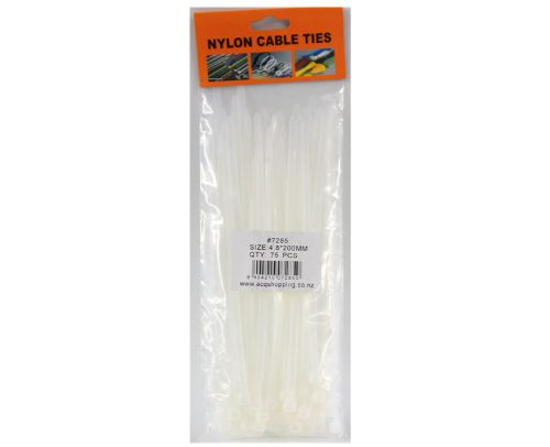 Cable Ties 20cm - White (600pcs)