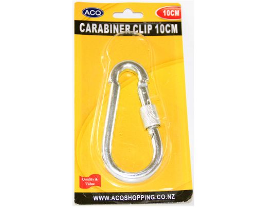 Carabiner Clip 10cm (Set Of 12)